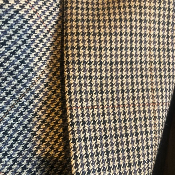 Jos A Banks Wool Blazer Sports Coat Tan Gun club check 42R - Picture 13 of 16